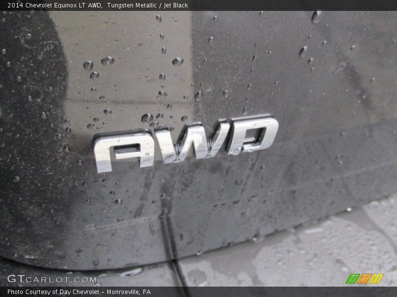 Tungsten Metallic / Jet Black 2014 Chevrolet Equinox LT AWD