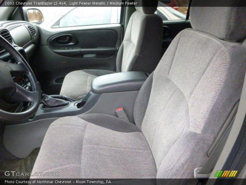 Light Pewter Metallic / Medium Pewter 2003 Chevrolet TrailBlazer LS 4x4