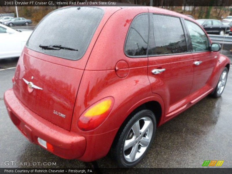 Inferno Red Pearl / Dark Slate Gray 2003 Chrysler PT Cruiser GT