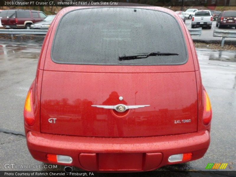 Inferno Red Pearl / Dark Slate Gray 2003 Chrysler PT Cruiser GT