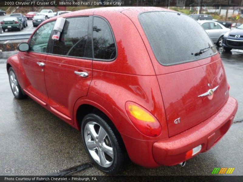Inferno Red Pearl / Dark Slate Gray 2003 Chrysler PT Cruiser GT