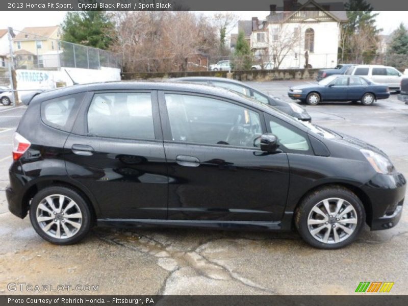 Crystal Black Pearl / Sport Black 2013 Honda Fit Sport