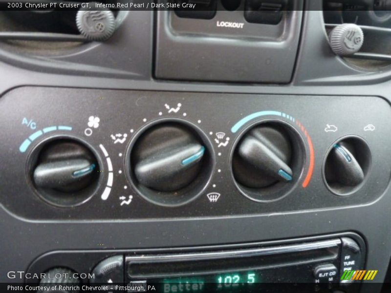 Inferno Red Pearl / Dark Slate Gray 2003 Chrysler PT Cruiser GT
