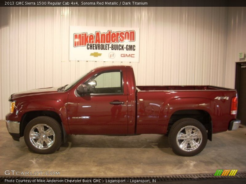 Sonoma Red Metallic / Dark Titanium 2013 GMC Sierra 1500 Regular Cab 4x4
