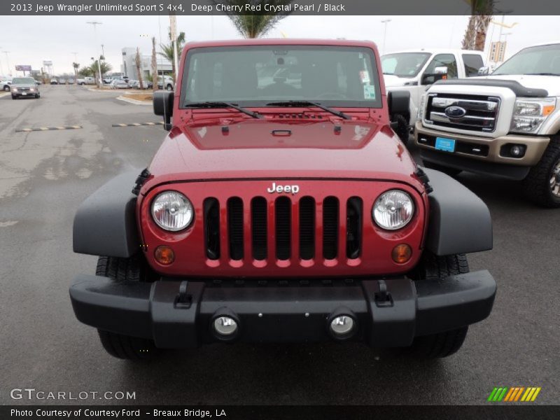 Deep Cherry Red Crystal Pearl / Black 2013 Jeep Wrangler Unlimited Sport S 4x4