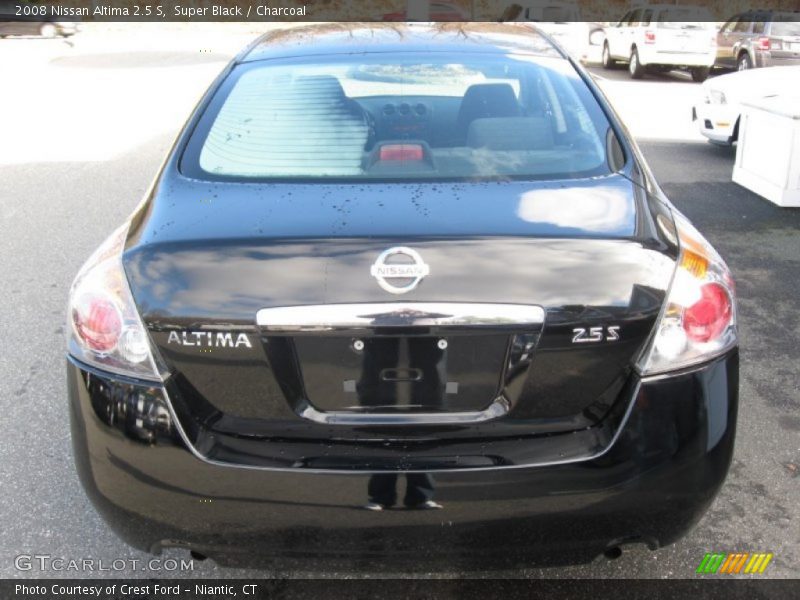 Super Black / Charcoal 2008 Nissan Altima 2.5 S
