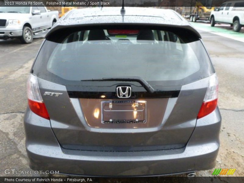 Polished Metal Metallic / Sport Black 2013 Honda Fit Sport