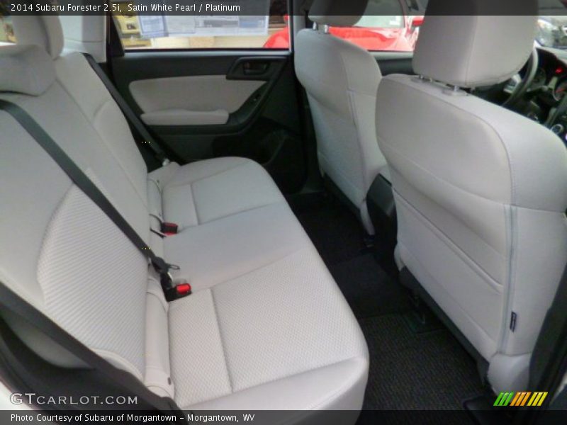Satin White Pearl / Platinum 2014 Subaru Forester 2.5i
