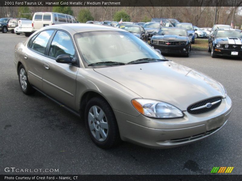 Harvest Gold Metallic / Medium Parchment 2001 Ford Taurus LX