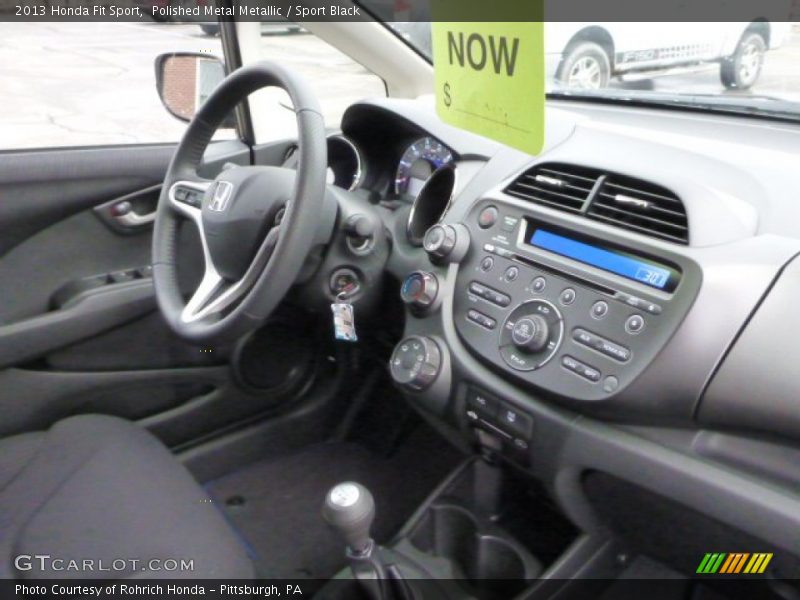 Polished Metal Metallic / Sport Black 2013 Honda Fit Sport