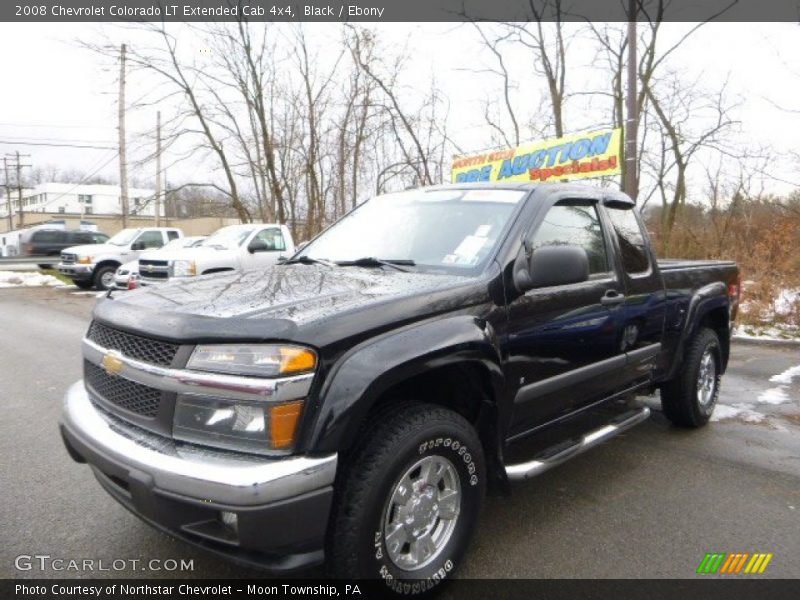 Black / Ebony 2008 Chevrolet Colorado LT Extended Cab 4x4