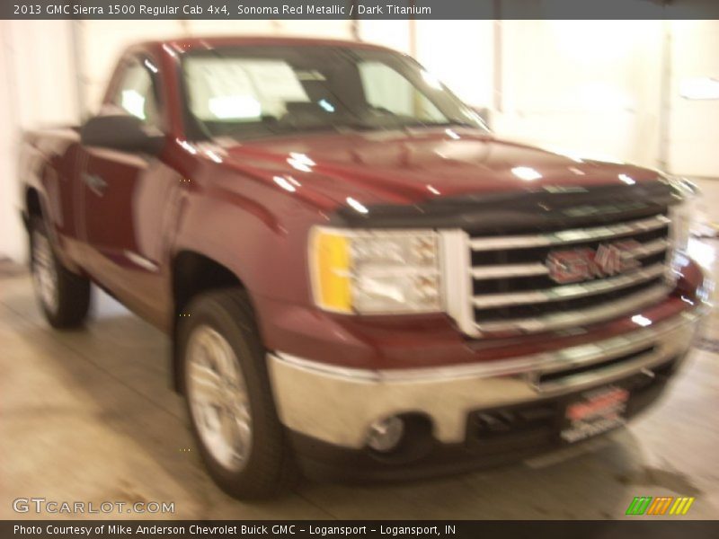Sonoma Red Metallic / Dark Titanium 2013 GMC Sierra 1500 Regular Cab 4x4