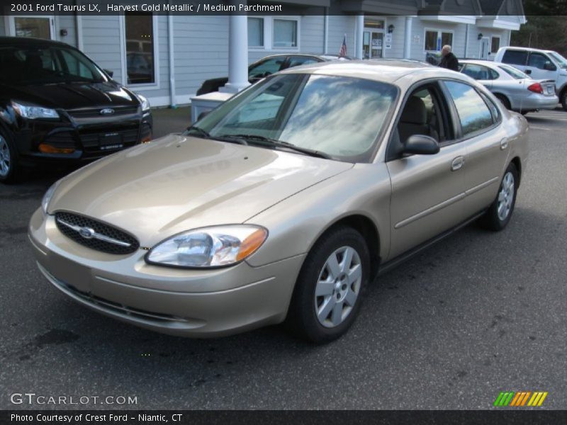 Harvest Gold Metallic / Medium Parchment 2001 Ford Taurus LX