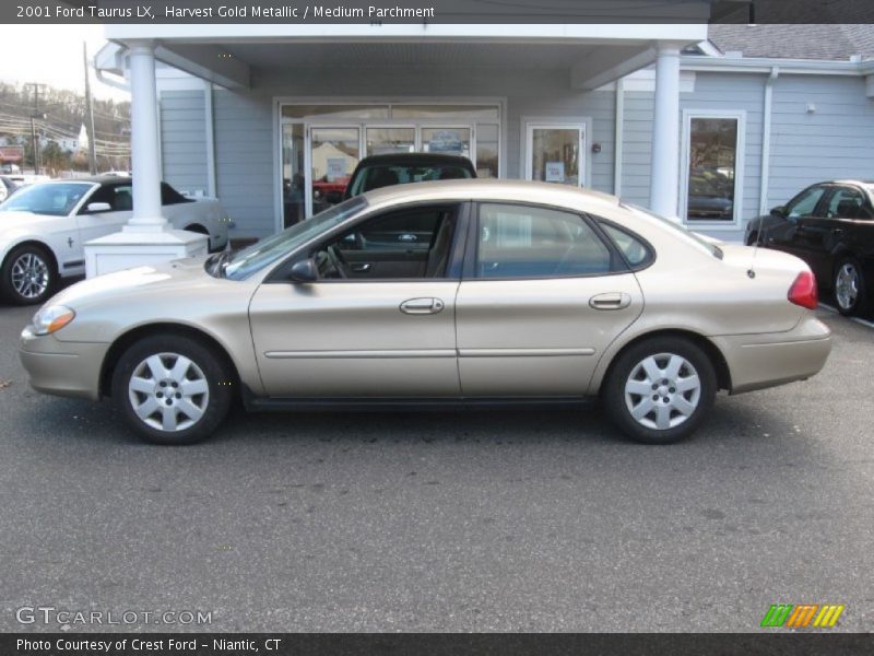 Harvest Gold Metallic / Medium Parchment 2001 Ford Taurus LX