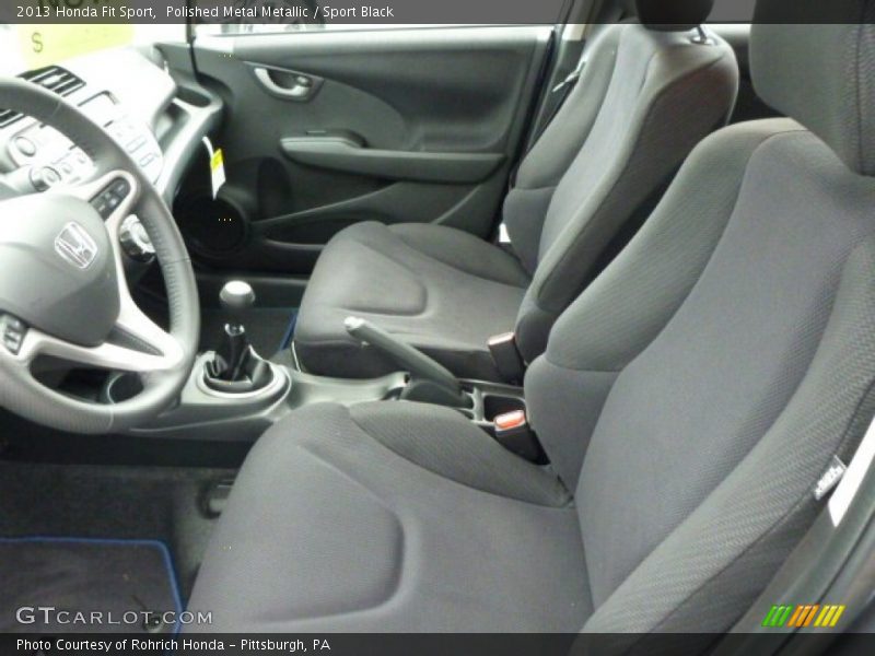 Polished Metal Metallic / Sport Black 2013 Honda Fit Sport