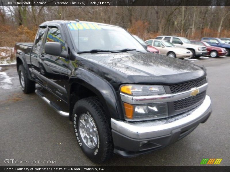 Black / Ebony 2008 Chevrolet Colorado LT Extended Cab 4x4