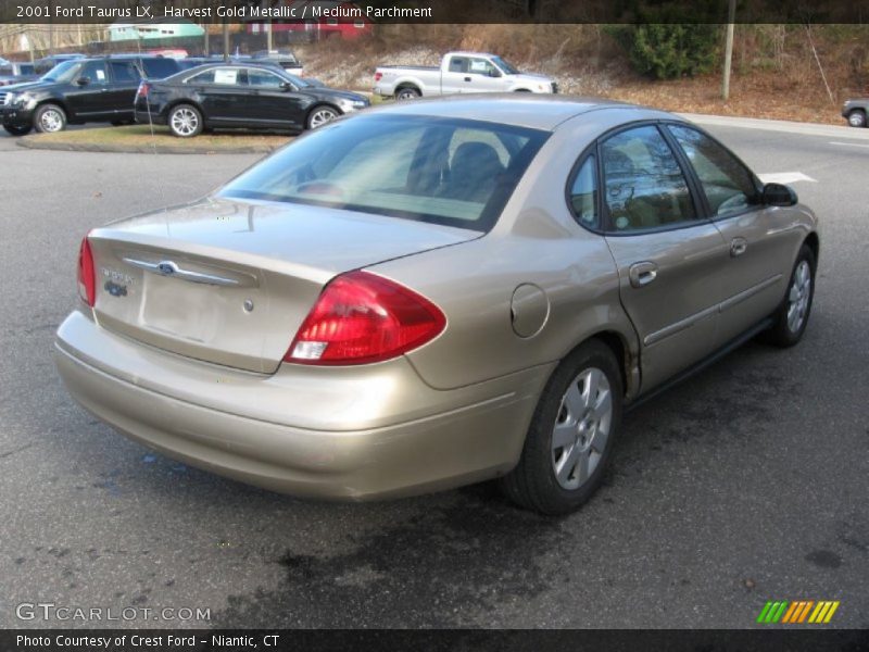Harvest Gold Metallic / Medium Parchment 2001 Ford Taurus LX
