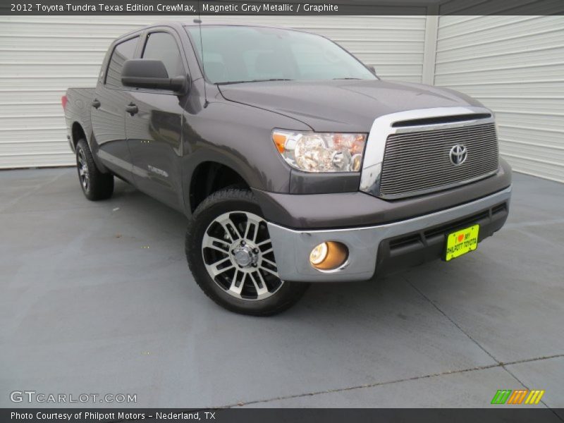 Magnetic Gray Metallic / Graphite 2012 Toyota Tundra Texas Edition CrewMax