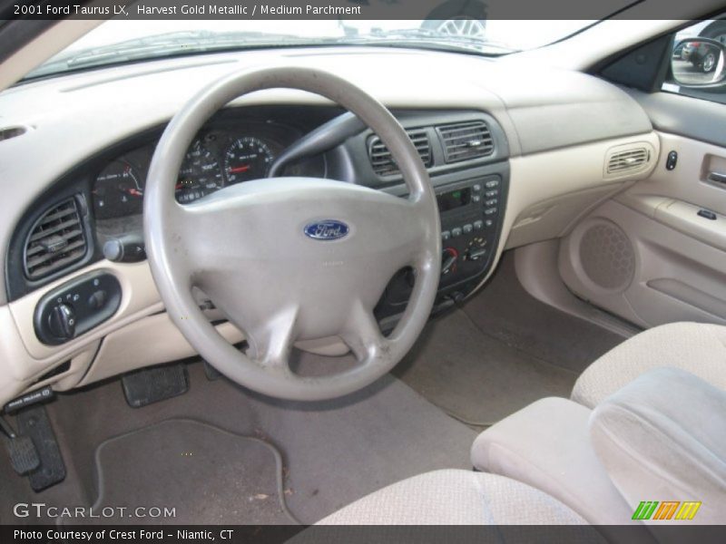 Harvest Gold Metallic / Medium Parchment 2001 Ford Taurus LX