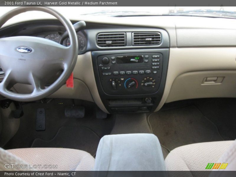 Harvest Gold Metallic / Medium Parchment 2001 Ford Taurus LX