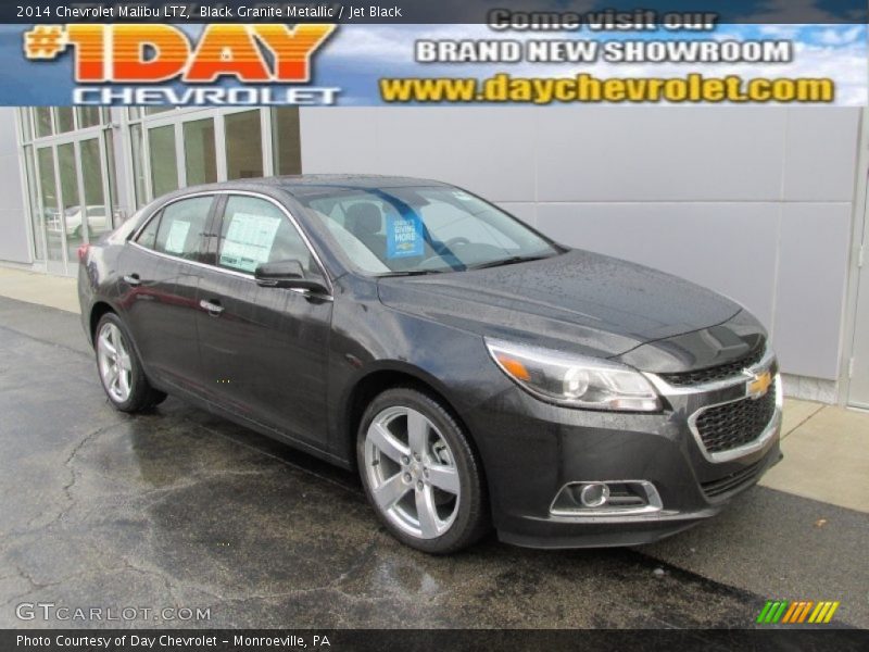 Black Granite Metallic / Jet Black 2014 Chevrolet Malibu LTZ