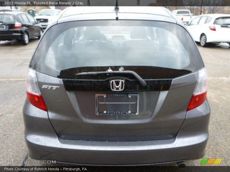 Polished Metal Metallic / Gray 2013 Honda Fit