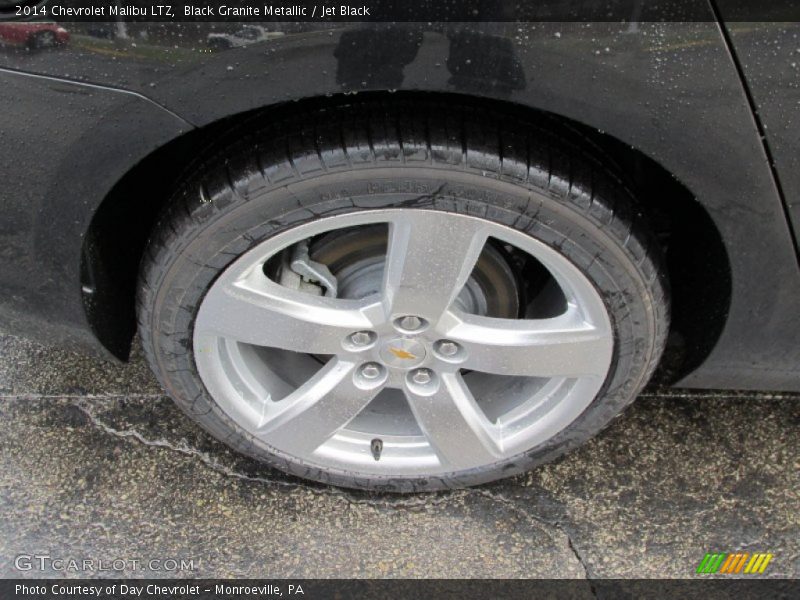 Black Granite Metallic / Jet Black 2014 Chevrolet Malibu LTZ
