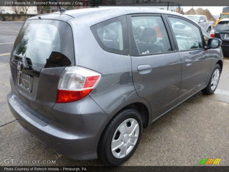 Polished Metal Metallic / Gray 2013 Honda Fit