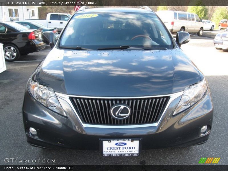 Smokey Granite Mica / Black 2011 Lexus RX 350 AWD