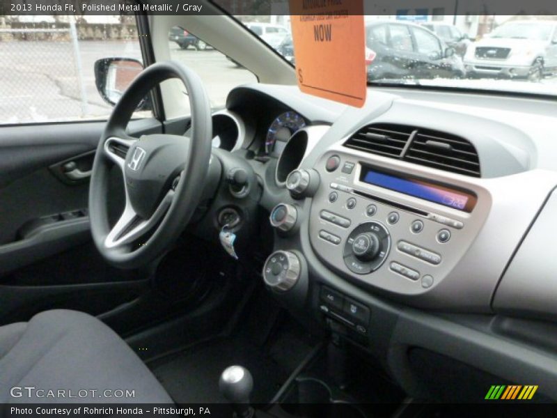 Polished Metal Metallic / Gray 2013 Honda Fit