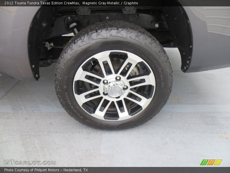 Magnetic Gray Metallic / Graphite 2012 Toyota Tundra Texas Edition CrewMax