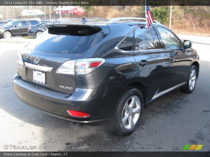 Smokey Granite Mica / Black 2011 Lexus RX 350 AWD