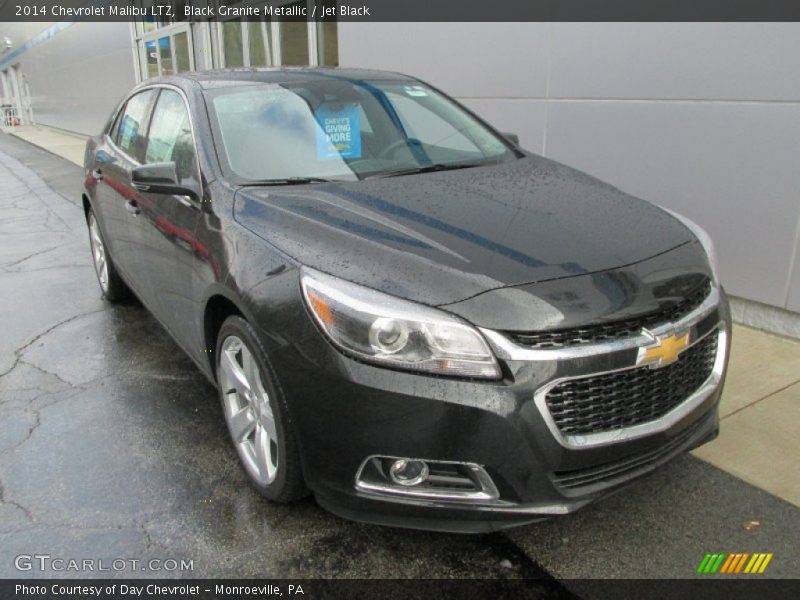 Black Granite Metallic / Jet Black 2014 Chevrolet Malibu LTZ
