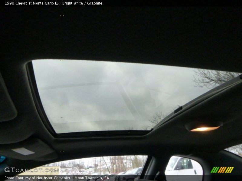 Bright White / Graphite 1998 Chevrolet Monte Carlo LS