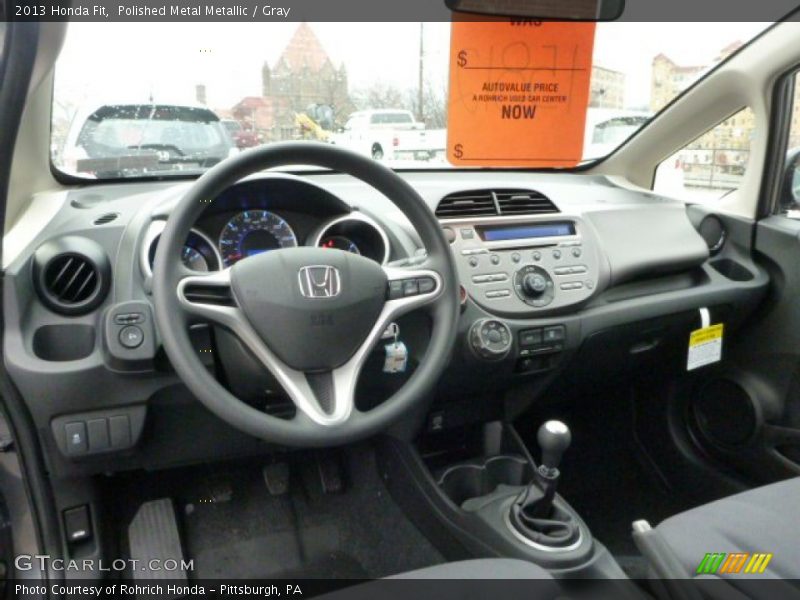 Polished Metal Metallic / Gray 2013 Honda Fit