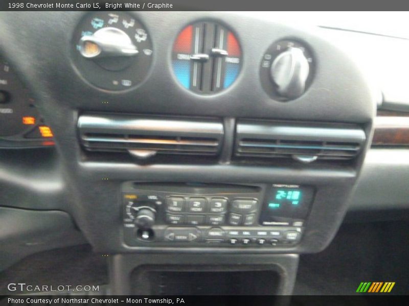 Bright White / Graphite 1998 Chevrolet Monte Carlo LS