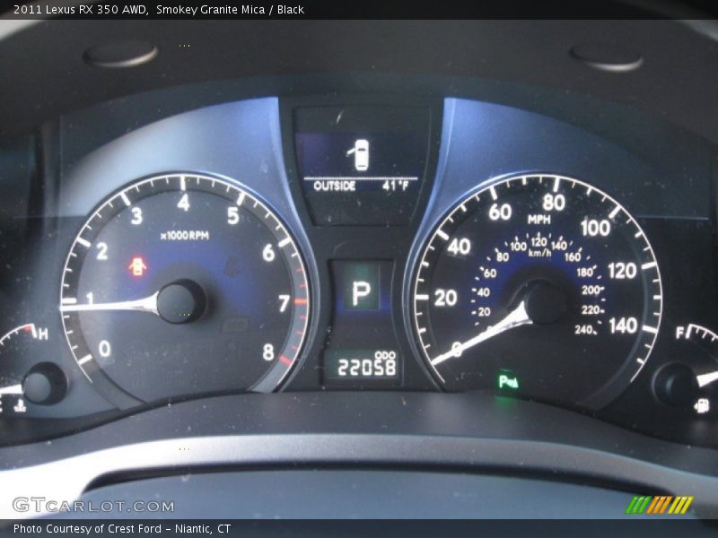  2011 RX 350 AWD 350 AWD Gauges