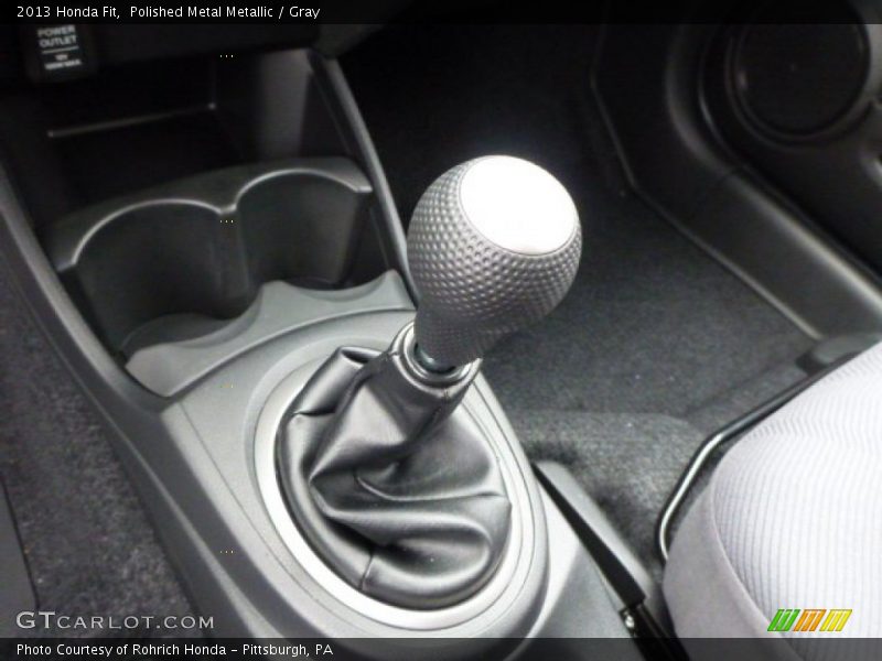 Polished Metal Metallic / Gray 2013 Honda Fit