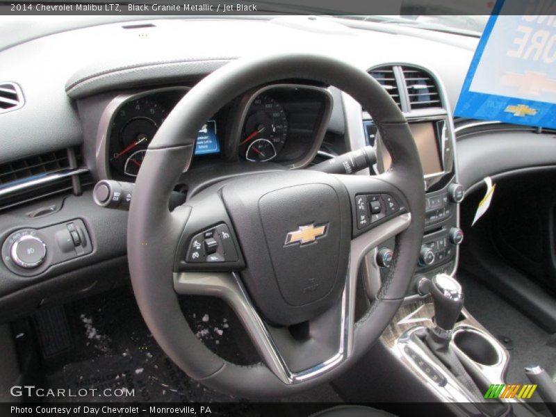 Black Granite Metallic / Jet Black 2014 Chevrolet Malibu LTZ