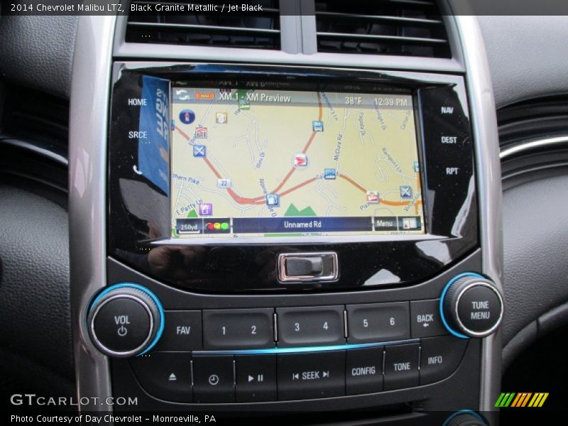 Black Granite Metallic / Jet Black 2014 Chevrolet Malibu LTZ