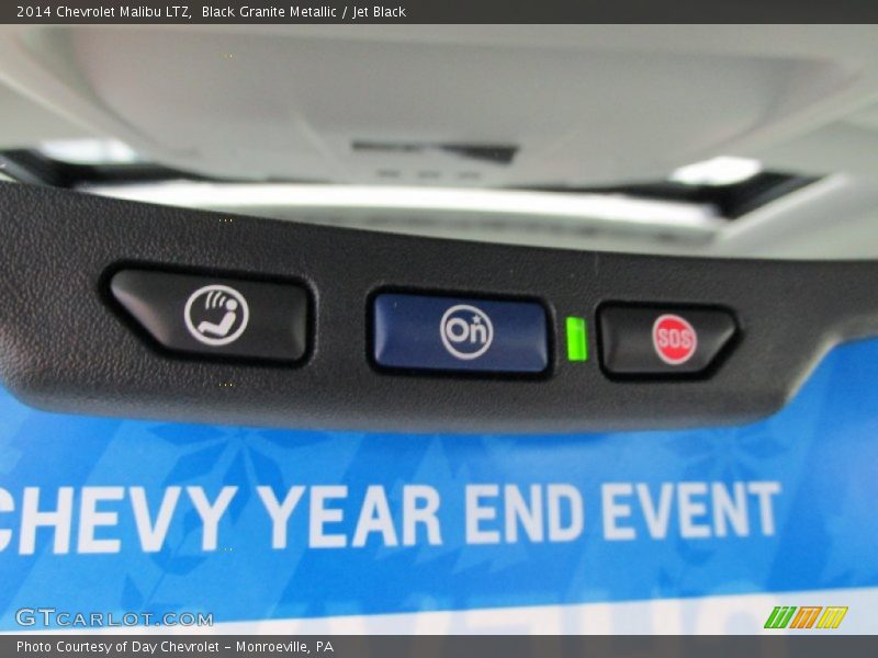 Black Granite Metallic / Jet Black 2014 Chevrolet Malibu LTZ