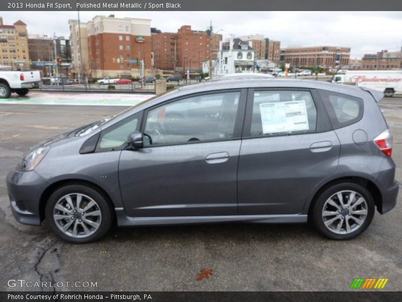 Polished Metal Metallic / Sport Black 2013 Honda Fit Sport