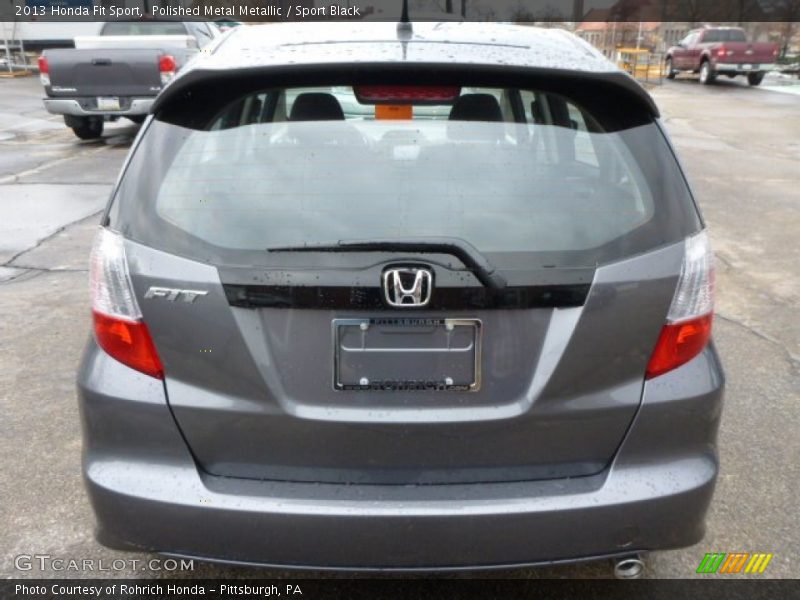 Polished Metal Metallic / Sport Black 2013 Honda Fit Sport