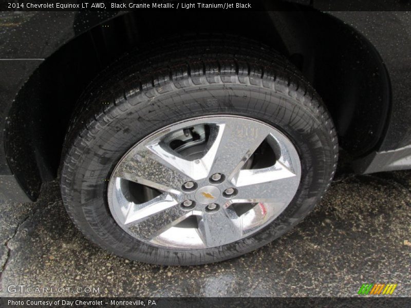 Black Granite Metallic / Light Titanium/Jet Black 2014 Chevrolet Equinox LT AWD