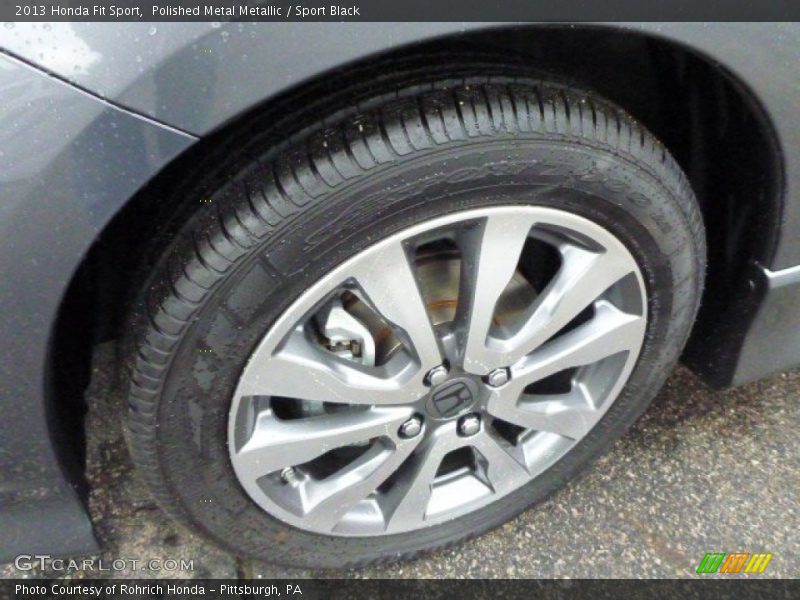 Polished Metal Metallic / Sport Black 2013 Honda Fit Sport