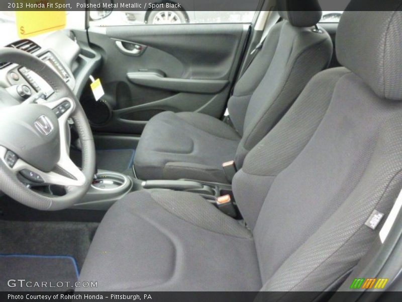 Polished Metal Metallic / Sport Black 2013 Honda Fit Sport