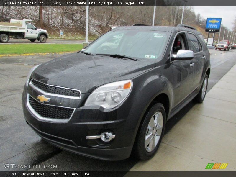 Black Granite Metallic / Light Titanium/Jet Black 2014 Chevrolet Equinox LT AWD
