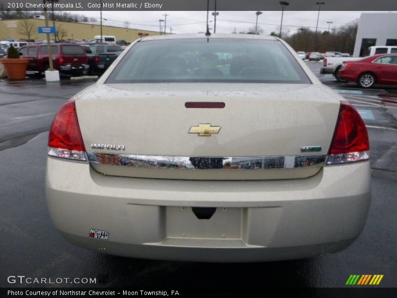 Gold Mist Metallic / Ebony 2010 Chevrolet Impala LS