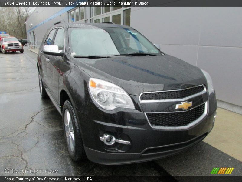 Black Granite Metallic / Light Titanium/Jet Black 2014 Chevrolet Equinox LT AWD