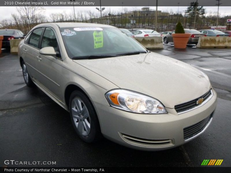 Gold Mist Metallic / Ebony 2010 Chevrolet Impala LS